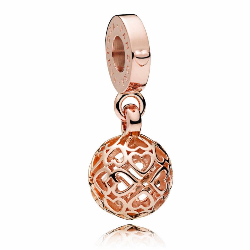Pandora Rose™ Harmonious Hearts Dangle Charm Egypt FB9763802